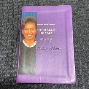 Michelle Obama Signature Edition Book with Blank Pages, Pictures and Writing
